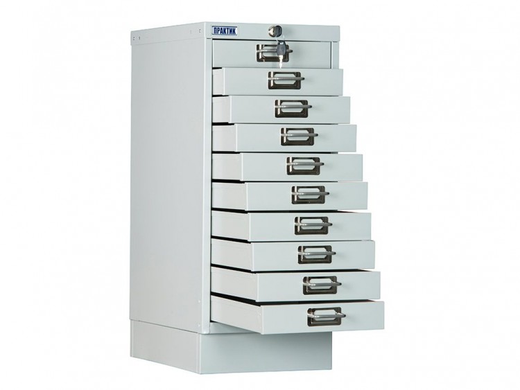 Многоящичный шкаф ПРАКТИК MDC-A4/650/10